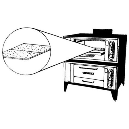 Bakers Pride Baking Deck 1" X 25 -1/4" X 29-3/4" T1116Y